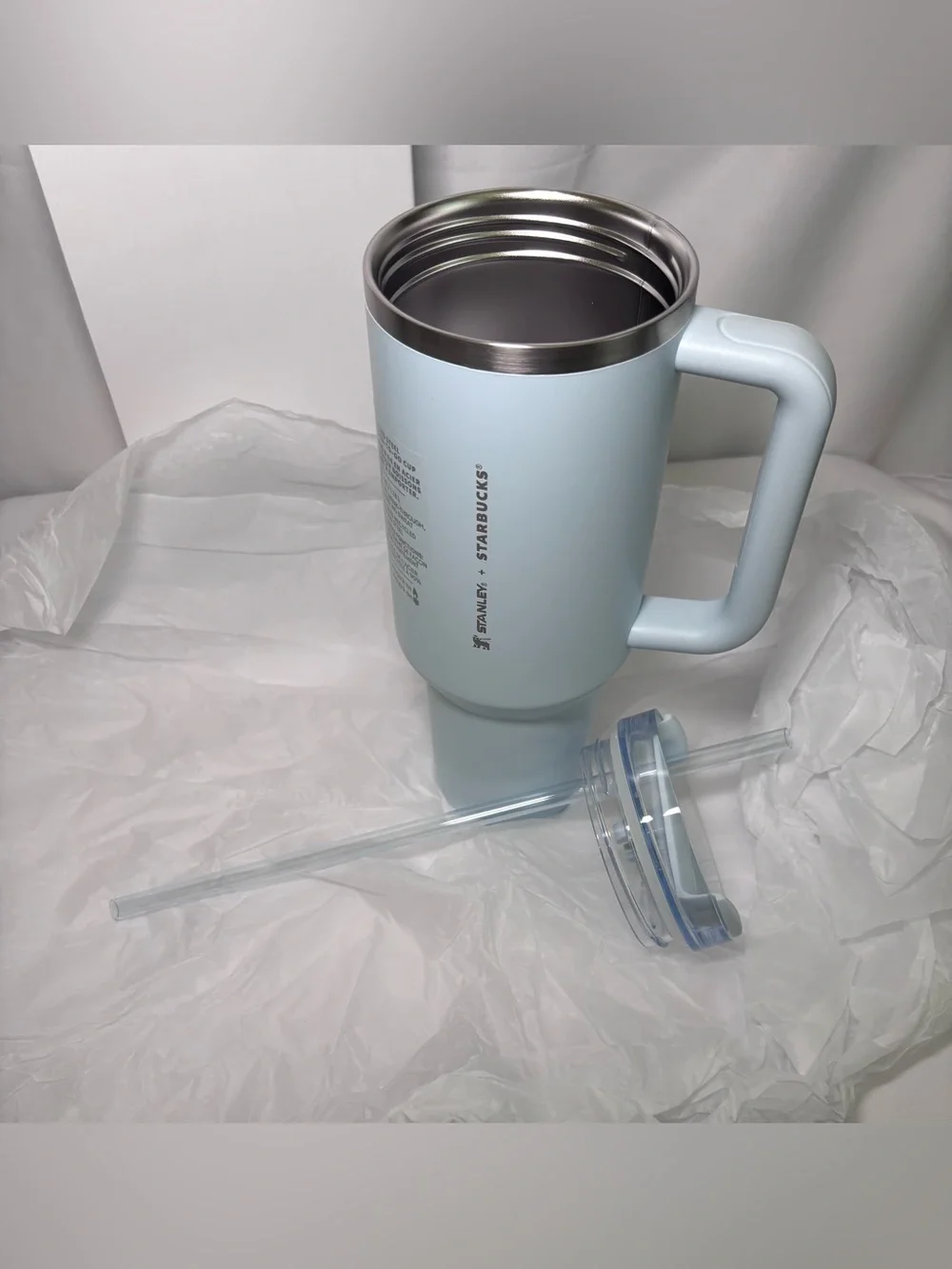 Stanley Starbucks Light Blue Spring 2024 40oz NEW WITH BOX